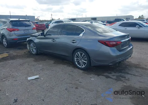 2018 Infiniti Q50 3.0T Luxe z USA, uszkodzony, nr VIN JN1EV7AP3JM362574